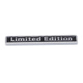 Emblem Badge Limited Edition Logo Square Bar 3D Car Sticker Zpaxo black