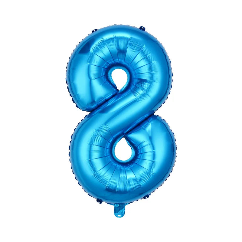 Large Motorcycle Foil Balloons Racing Car Balloon Boy Birthday Party Zpaxo NUMBER8 Other