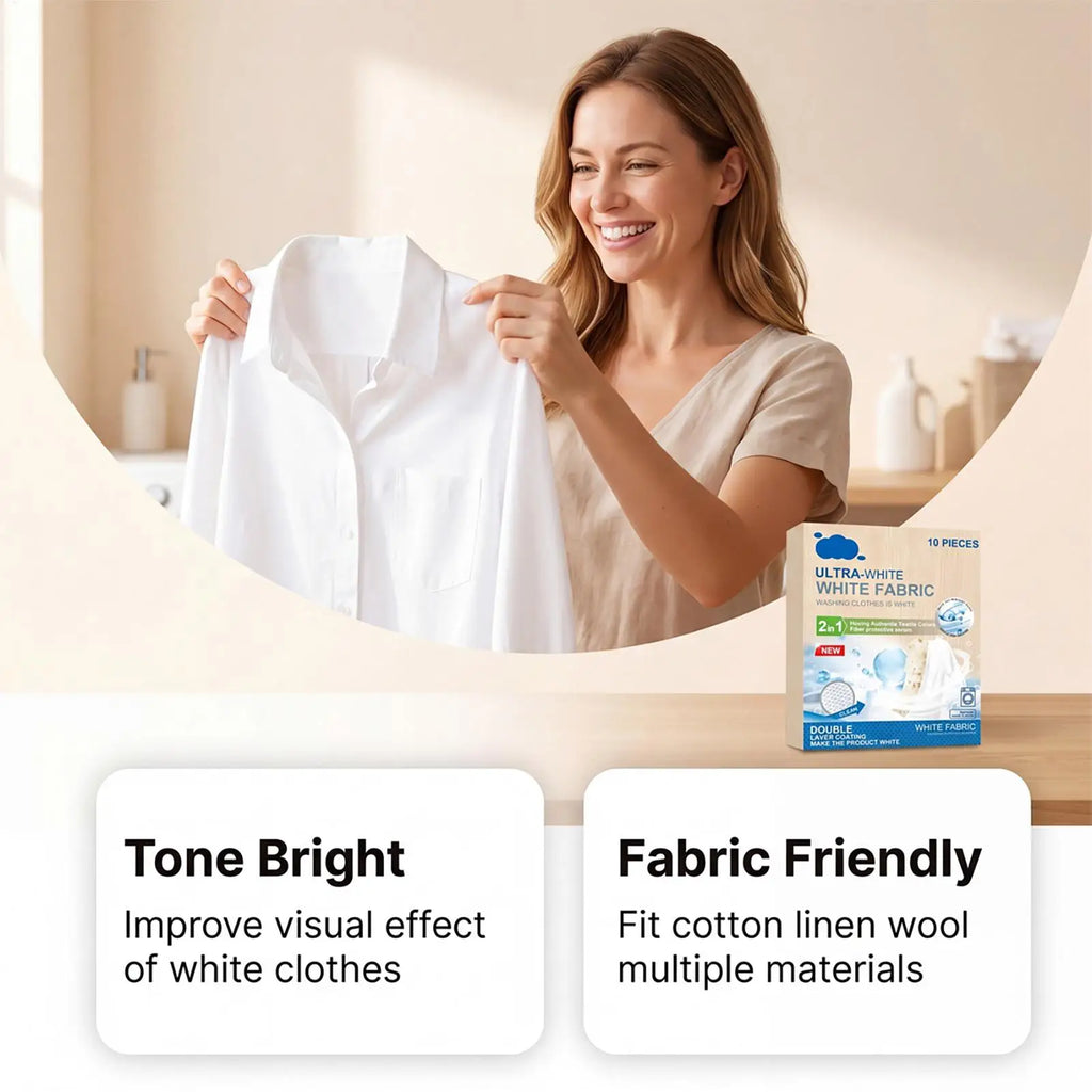 Dye Clothes 10 Sheets White Dyeing Tablet Textiles Adults Women Men
