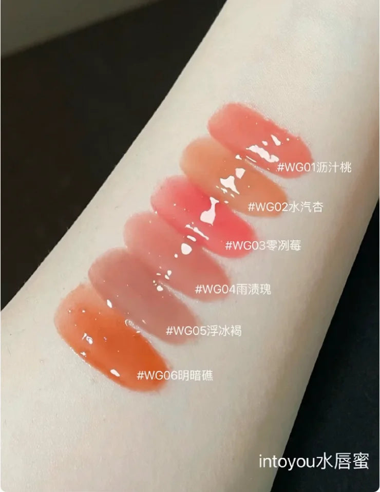 Into You Aqueous Sensation Lip Glaze Watery Tint Bare Lipstick Zpaxo