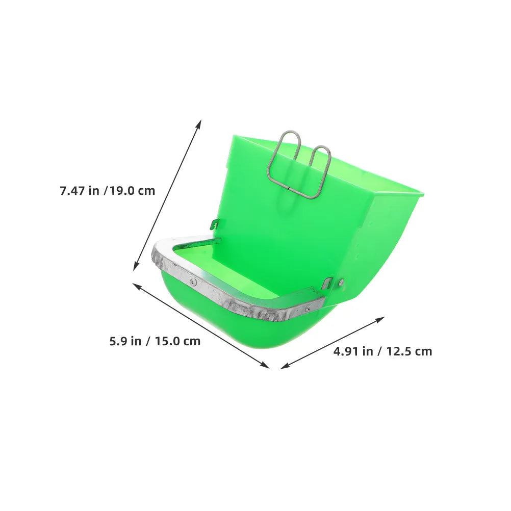Automatic Plastic Rabbit Food Box Large Capacity Feeder Hanging