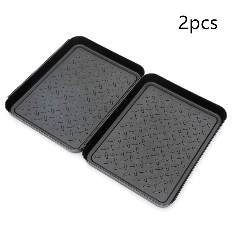 CM1 2 Boot Tray Heavy Duty Shoe Mat Trays Car Shoes Storage Dog Cat