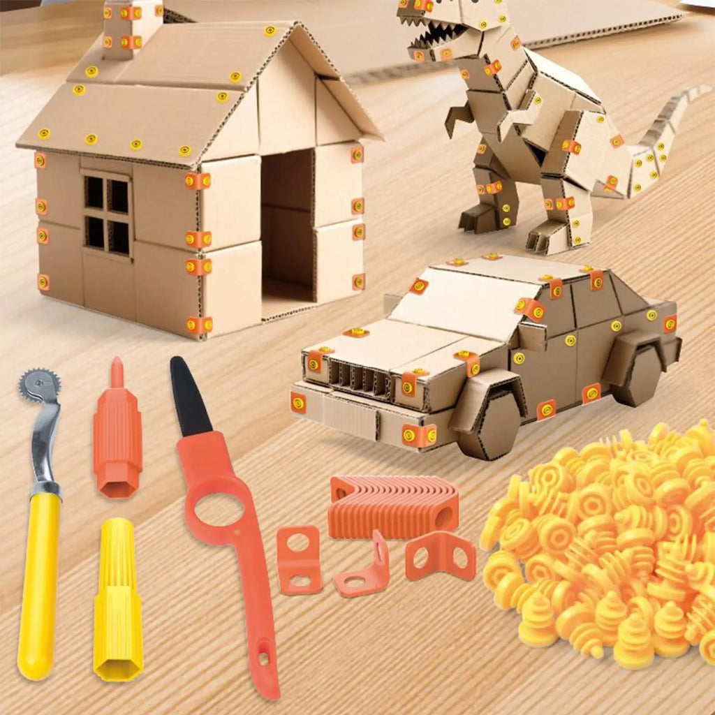 Cardboard Cutting Tools For Kids Cardboard Cutter Tools For Kids Educational Learning Construction Toys For Son Boys Family Zpaxo
