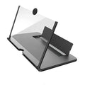 12"Mobile Phone Magnifier Easy TV Viewing Orientation Landscapes Use Eye Protection Full-Screen Mobile Phone Magnificate Zpaxo 10 inch black