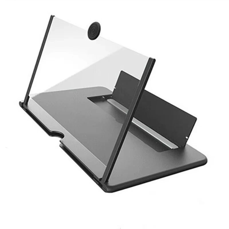 12"Mobile Phone Magnifier Easy TV Viewing Orientation Landscapes Use Eye Protection Full-Screen Mobile Phone Magnificate Zpaxo 10 inch black