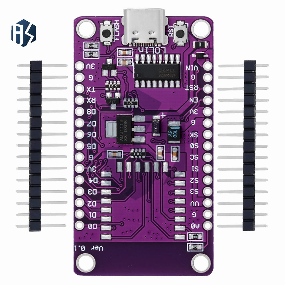 NodeMCU v3 ESP8266 Development Board Wireless Wifi Iot Module Type-c Zpaxo