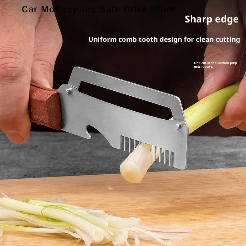 CMMultifunctional Stainless Steel Peeler Wooden Handle 3-in-1