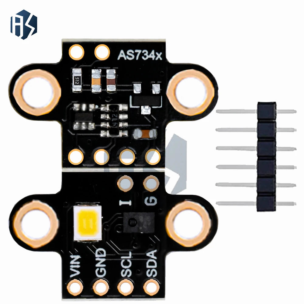 AS7341 AS734x Visible Spectral Sensors Module Color Temperature illuminance High Accuracy Color Detection For Arduino Zpaxo