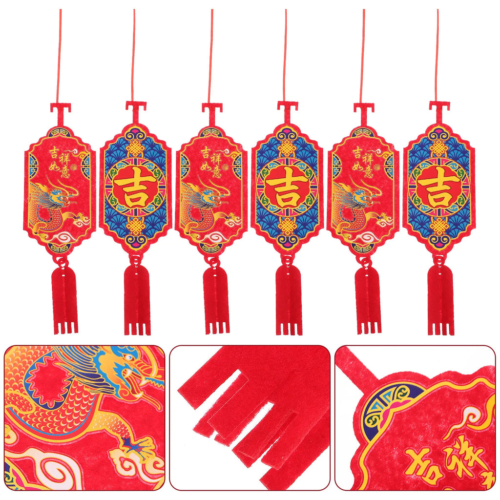 Auspicious Chinese Year Hanging Ornament Delicate Wear-resistant