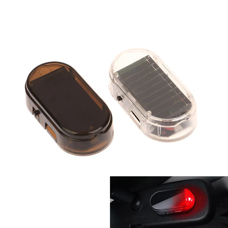 Solar LED Dummy Alarm Light – Flashing Anti-Theft Warning Lamp