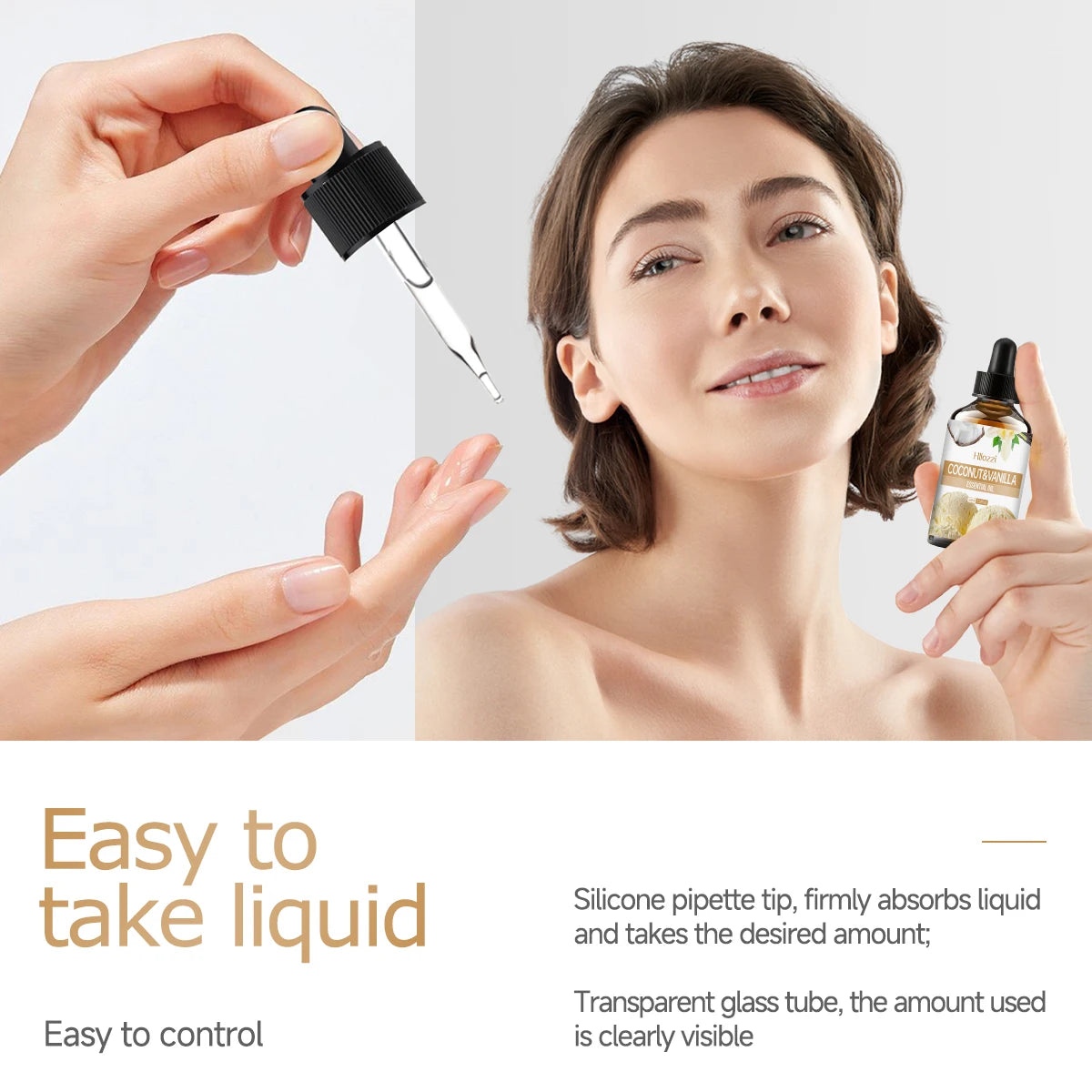 Coconut Vanilla Essential Oil Long-lasting Fragrance Aromatherapy Zpaxo