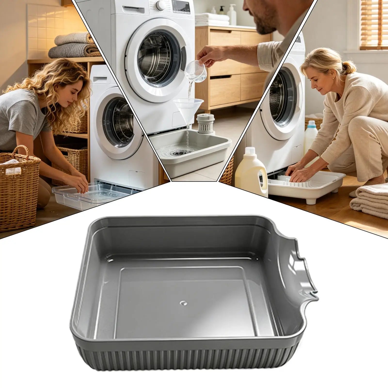 Washing Machine Drain Tray Front-mounted Universal Heavy Duty Guide