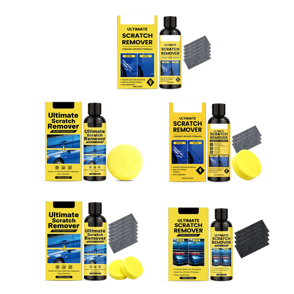Car Scratch Remover & Paint Polish Kit – Swirl & Spot Repair Car Scratch Repair Kit Zpaxo