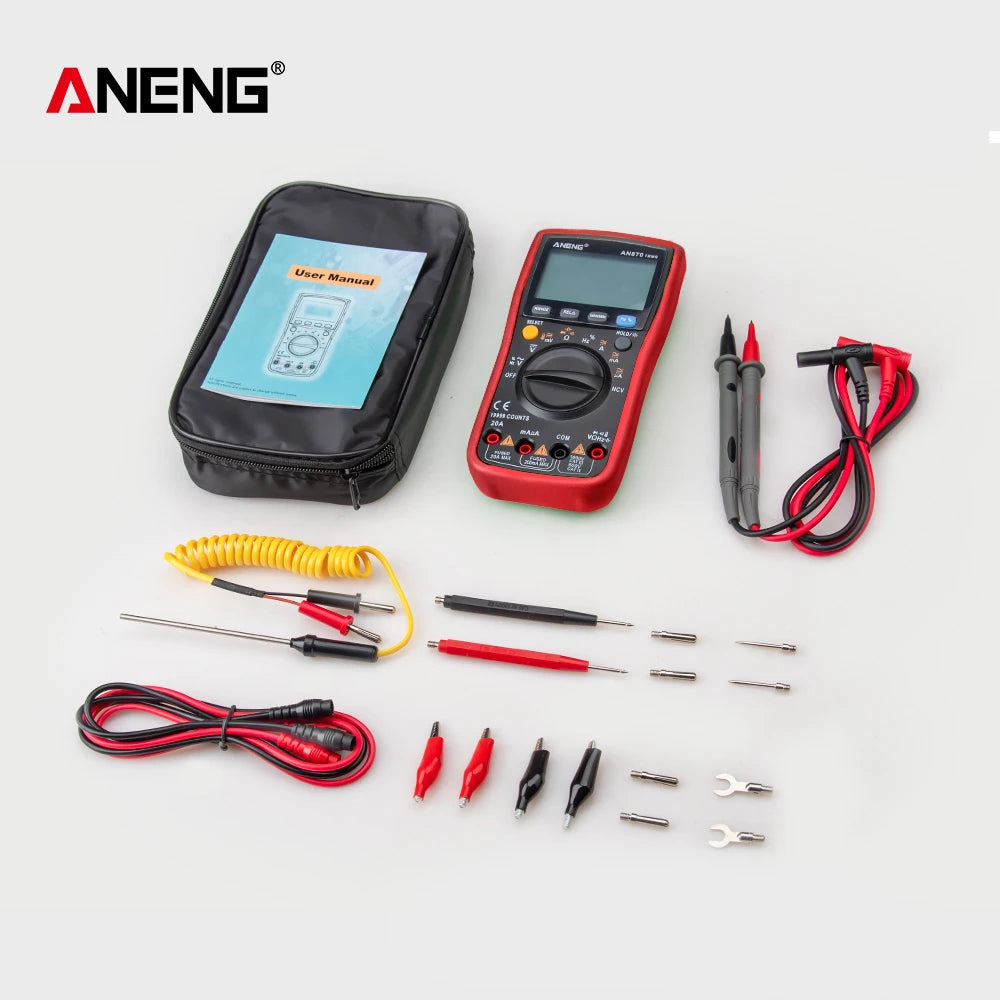 Automatic Shutdown Anti Fall Electrical Multi Meter 19999 Display Off