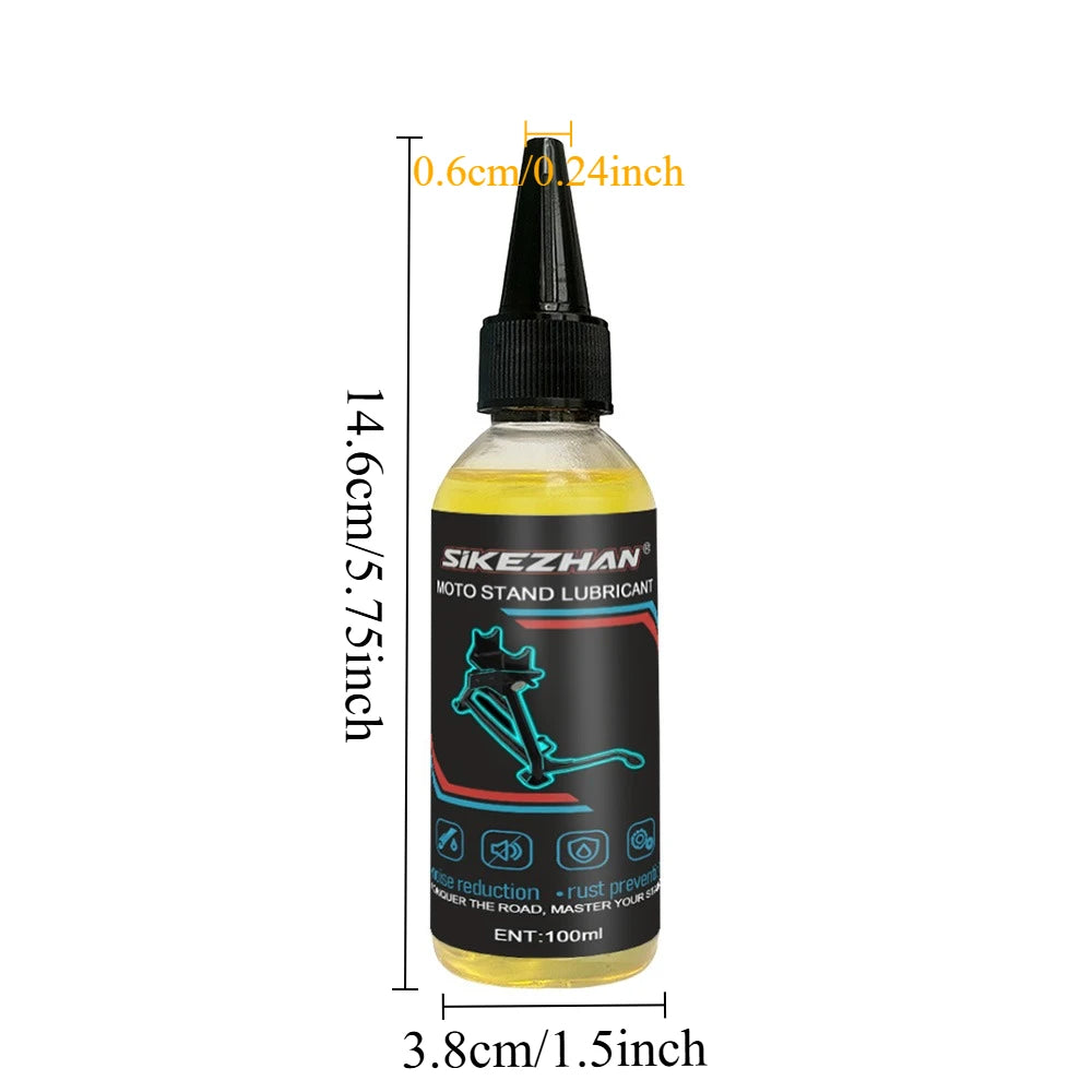 100ml Motorcycle Chain Lubricating Oil Main/Side Parking Stand Lubricants Maintenance Rust Noise Reducing Bicycles Chain Oil Zpaxo