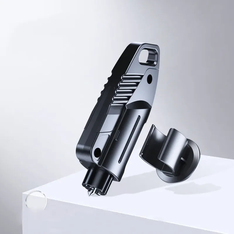 2-in-1 Car Emergency Escape Tool – Seatbelt Cutter & Window Breaker
