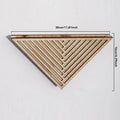 Wall Mounted Plant Pot Wooden Space-Saving Basket Triangle Pot for Outdoor Plants for Small Apartment Garden Balcony Patio Porch Zpaxo China Mainland A