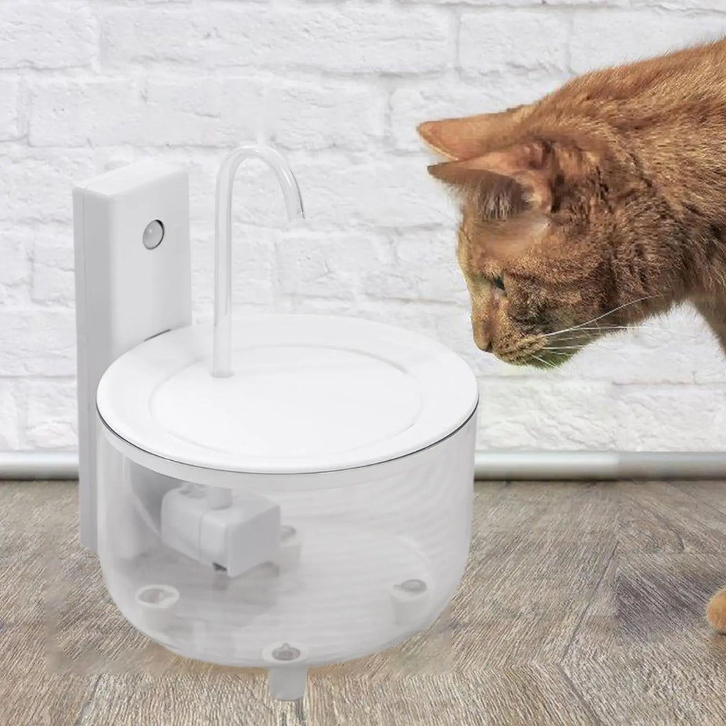 Cat Automatic Water Fountain Quiet Cordless Feeder Anti Slip Drinking