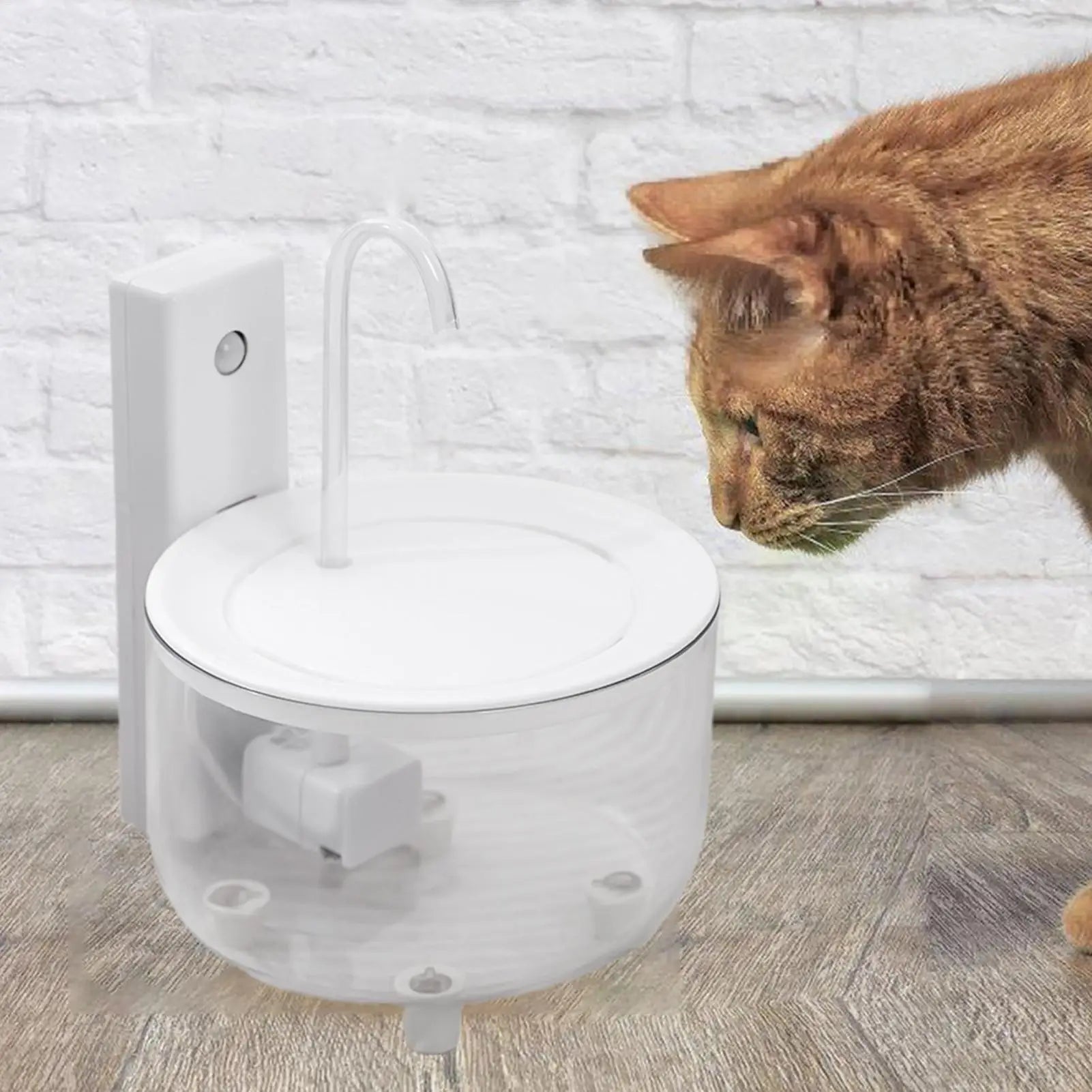 Cat Automatic Water Fountain Quiet Cordless Feeder Anti Slip Drinking