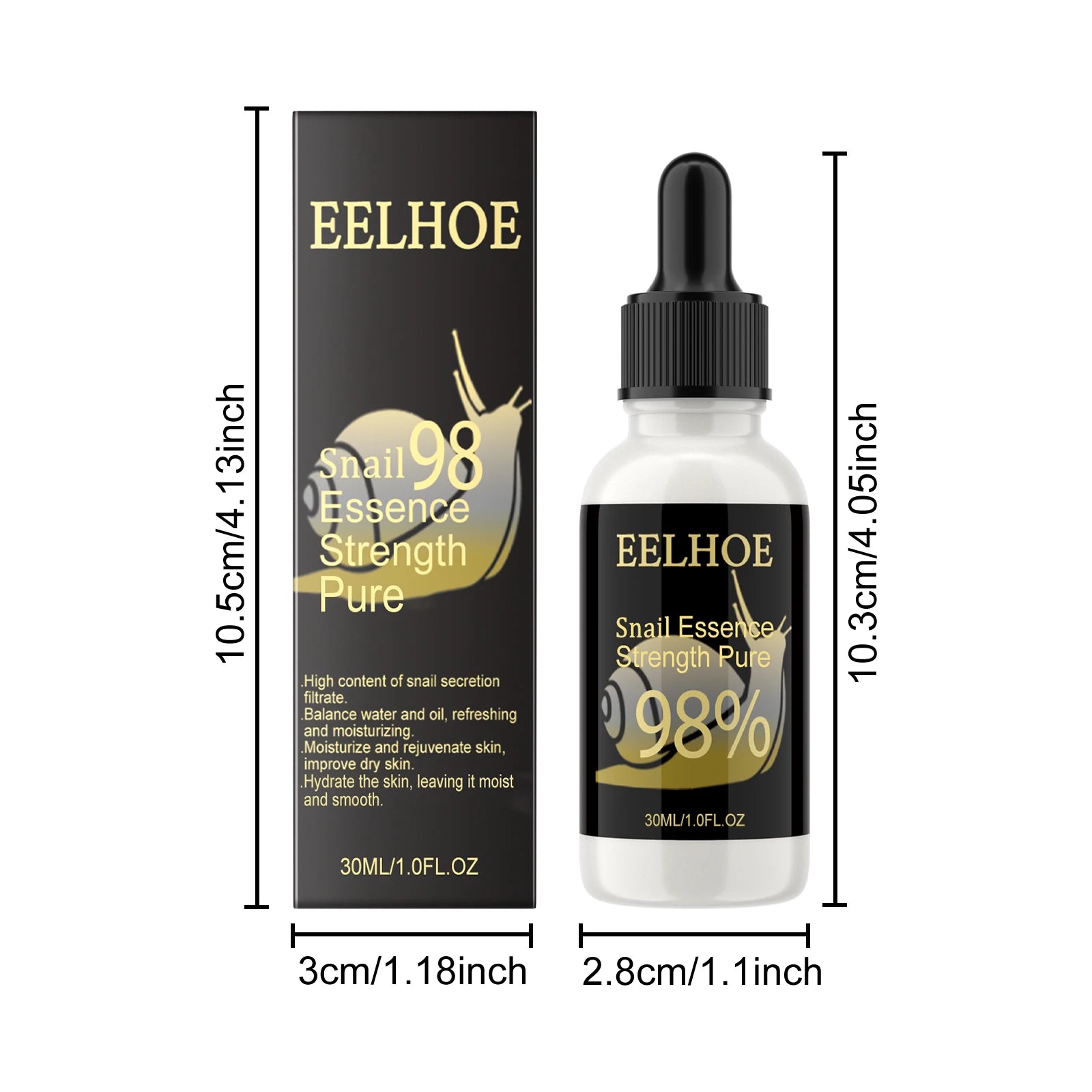 Snail Essence Fade Fine Lines Repair Skin Barrier Moisturizing Refines Pores Nourishes Rejuvenates Anti Wrinkle Facial Essence Zpaxo