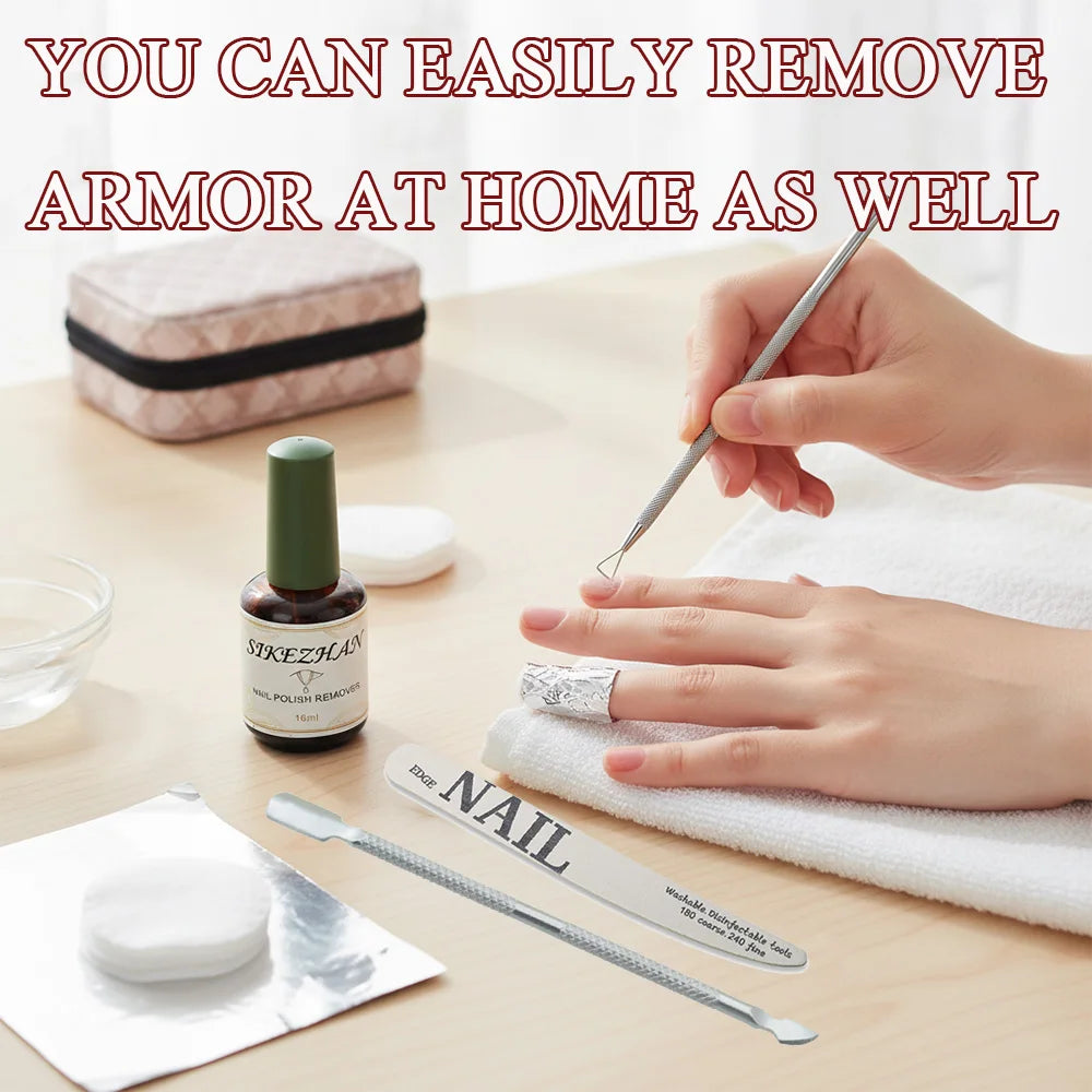 A Portable Home Nail Care Set with Gentle and Quick Removal of Nail Polish Remover and Tool That Does Not Harm The Nails Zpaxo
