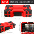 83Pcs Screwdriver Bit Set Colorful Security Bits Electric Screwdriver Set with Case Portable Steel Magnetic Long Drill Bit Set Zpaxo 83 in 1