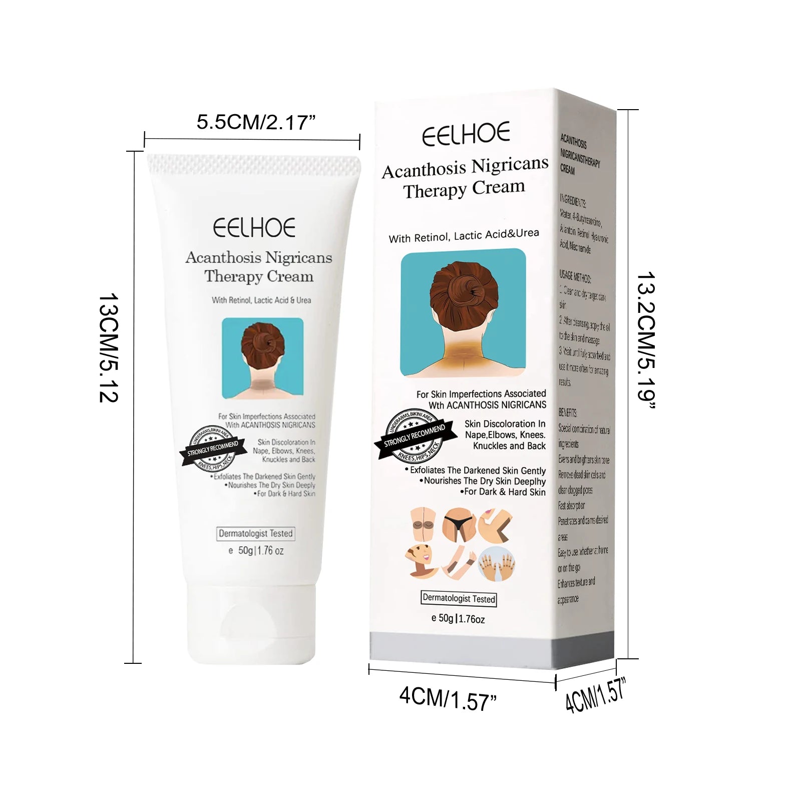 EELHOE Whitening Cream – Body Brightening for Dark Skin Skin Brightening Cream Zpaxo