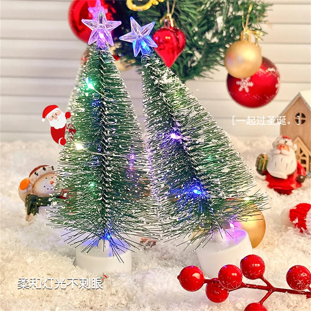 LED Multicolor Mini Christmas Tree Desk Decoration | Gift