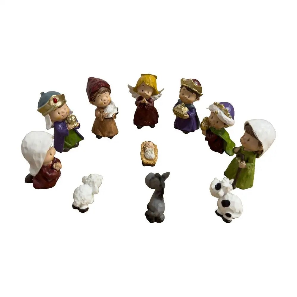 Nativity Figurines Christmas Figurine Ornament Birth Jesus Sculpture