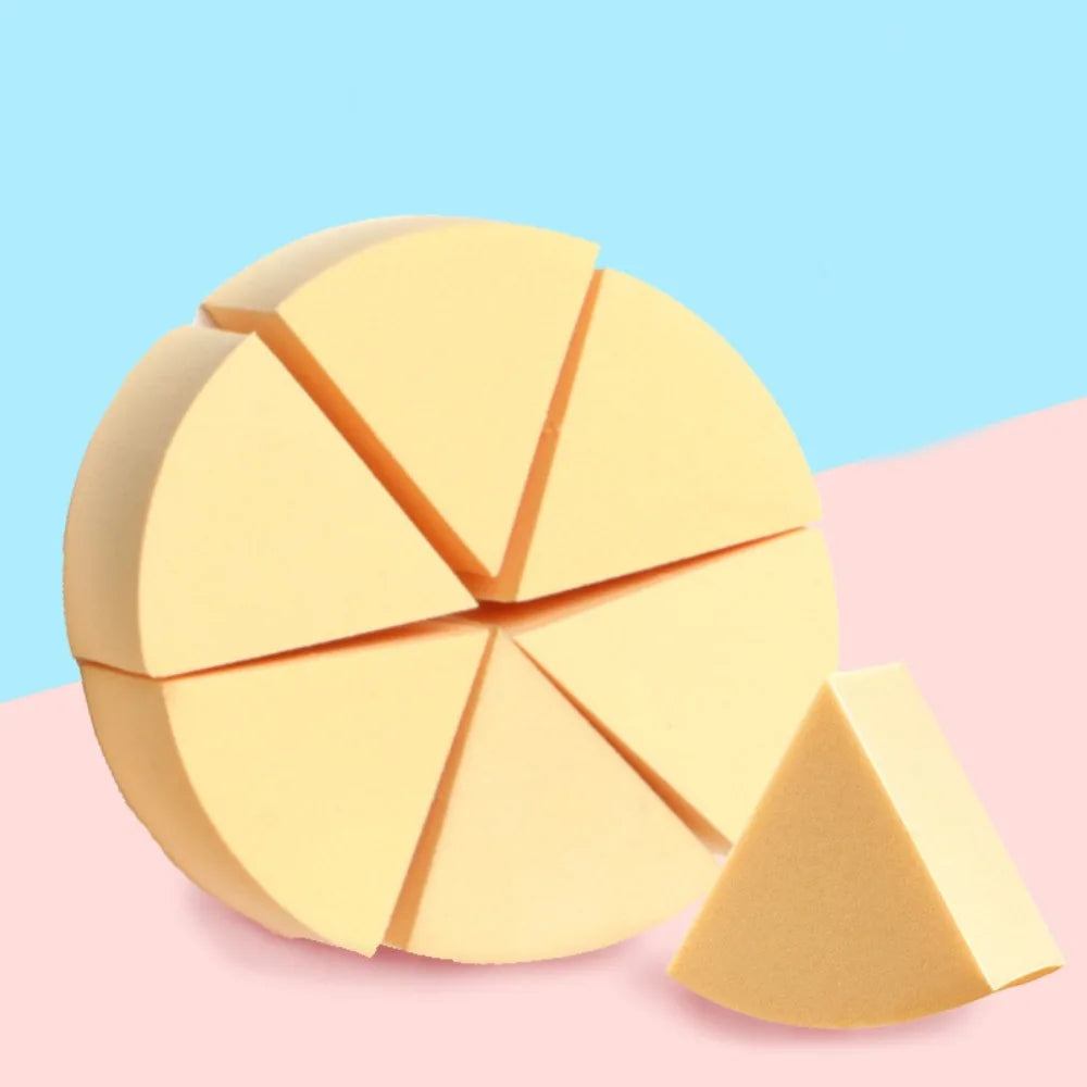 Hor Pure Triangle Makeup Puff Soft Skin-friendly Sponge Wet Dry Zpaxo Nude