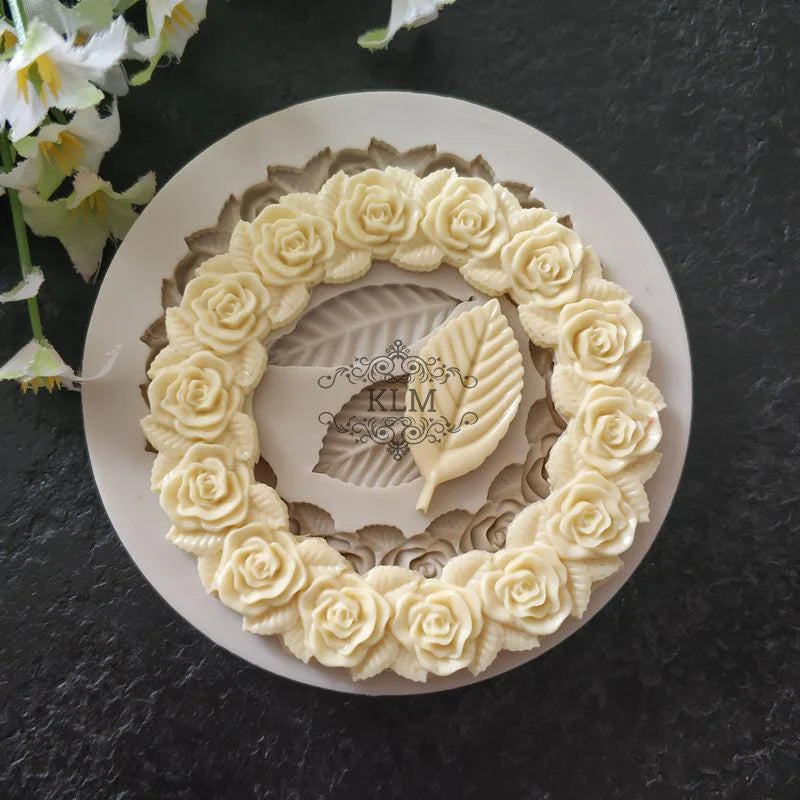 Leaf Silicone Mold Cake Decoration Accessories DIY Chocolate Zpaxo