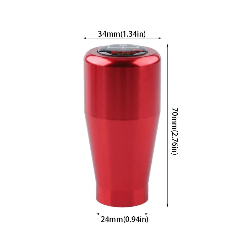 Classic Universal Racing Gear Shifter Knob 5 Speed Aluminum Alloy