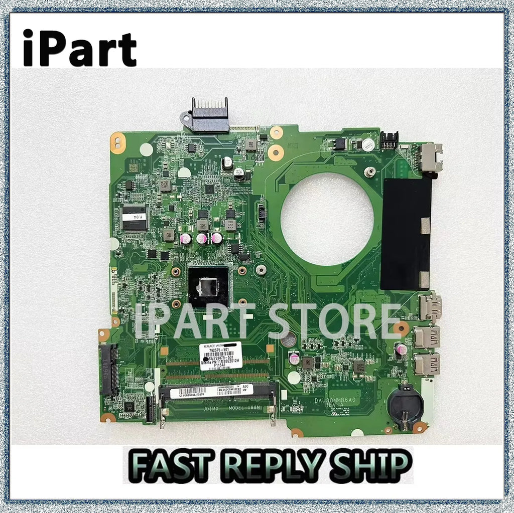 DAU88MMB6A0 HP 15-F U88M Laptop Motherboard N2920 CPU 792575-501 DDR3