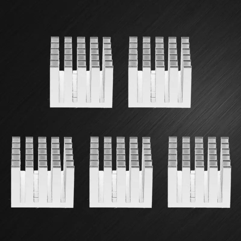 652F CPU IC Chip Radiator Aluminum Heatsinks 20x20x15mm DIY Cooling Zpaxo
