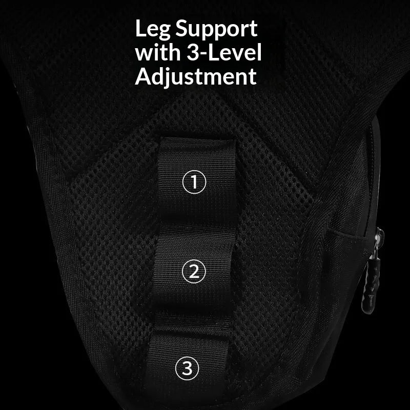 HOMEFISH Motorcycle Leg Side Bag EVA Hard Shell Outdoor Casual Waist