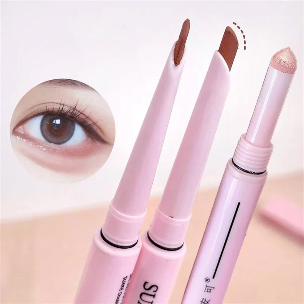 Machete-shape 1 Lying Silkworm Eyeliner Pencil Diamond Glitter Matte Zpaxo