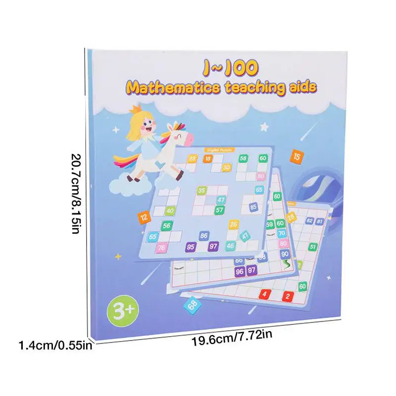 1-100 Number Chart Math Counting Board Game Preschool Learning Activities Classroom Must-Have Interactive Learning Tool For Kids Zpaxo