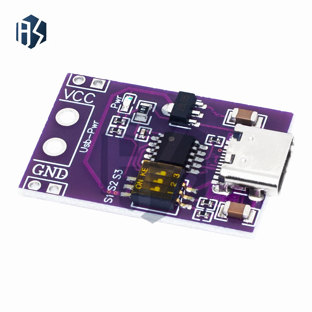Type-C QC AFC PD2.0 PD3.0 To DC Spoof Scam Fast Charge Trigger Polling Detector USB-PD Notebook Power Supply Change Board Module Zpaxo