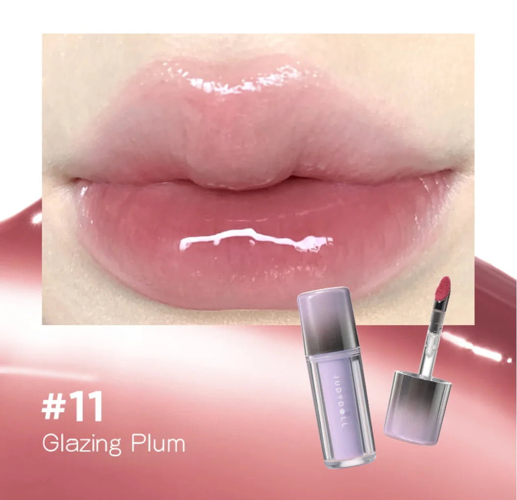 Judydoll Dual Finish Watery Lip Gloss Nurturing Hydrating Fresh Zpaxo 11
