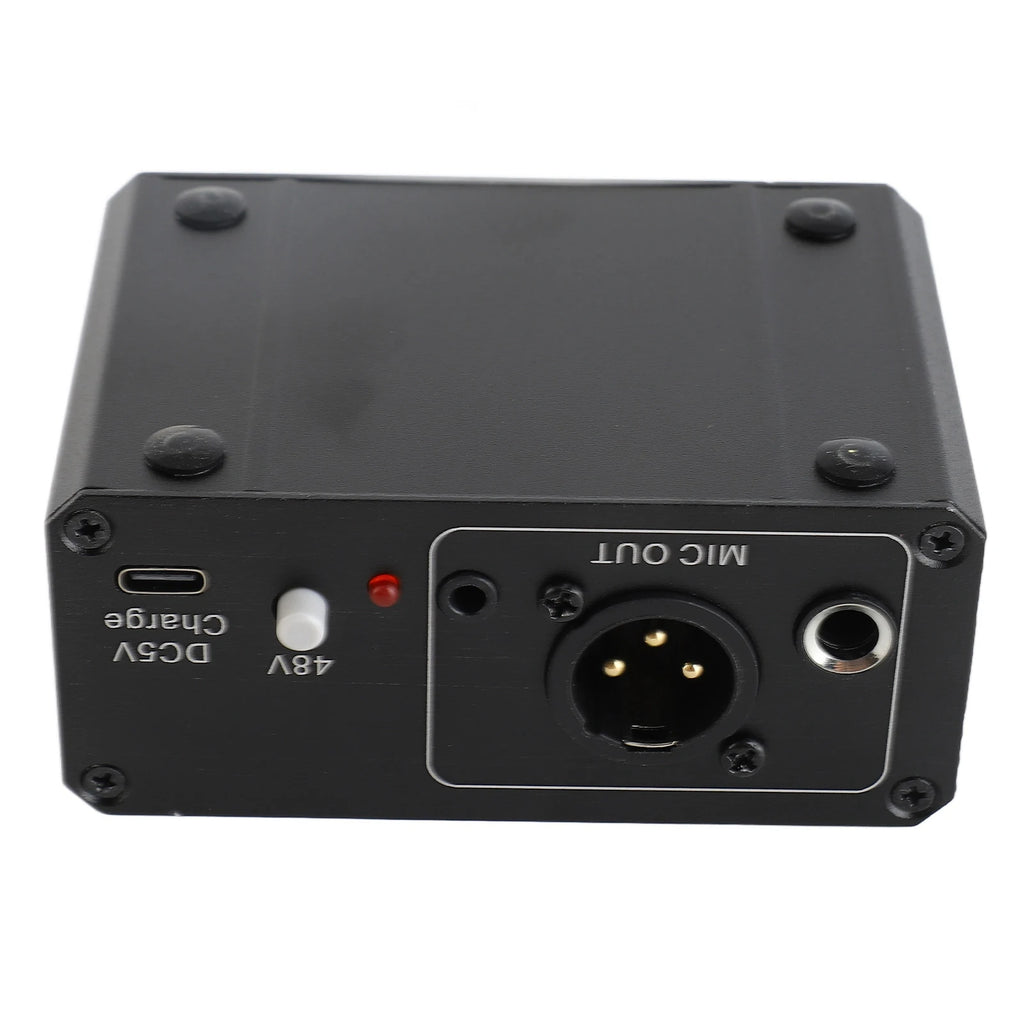 Microphone Preamp High Gain 48V Phantom Power XLR Output Mic Preamplifier for Dynamic and Condenser Microphones Booster Zpaxo