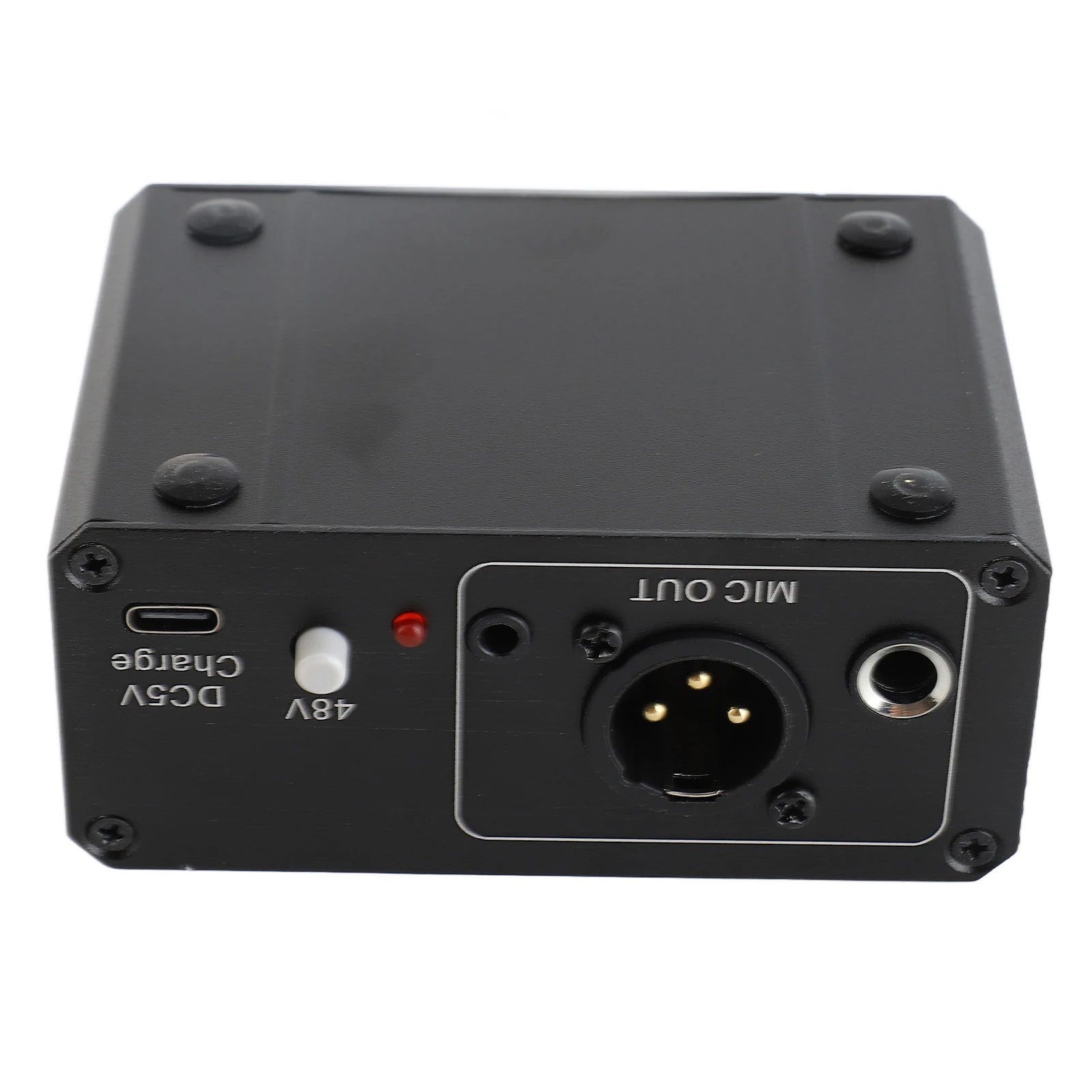Microphone Preamp High Gain 48V Phantom Power XLR Output Mic Preamplifier for Dynamic and Condenser Microphones Booster Zpaxo