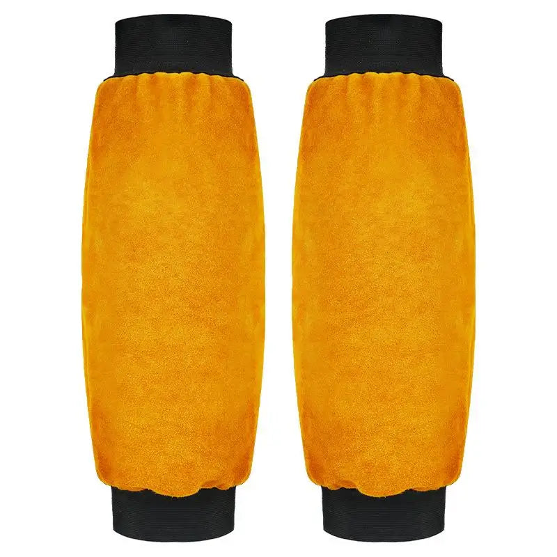 Heat Flame Resistant Leather Arm Guard Welding Works 1 Pair Zpaxo