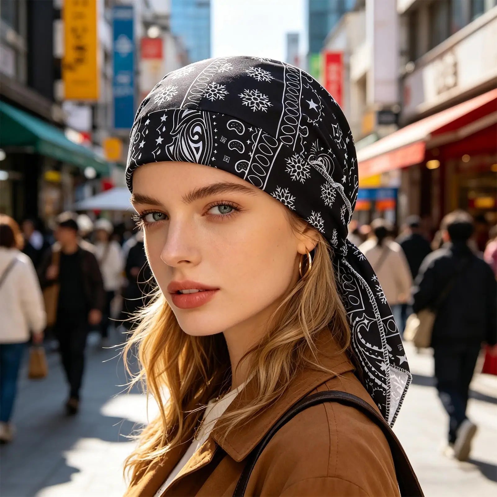 Do Rag Stretch Breathable Sweat Wicking Headscarf Skull Caps Beanie