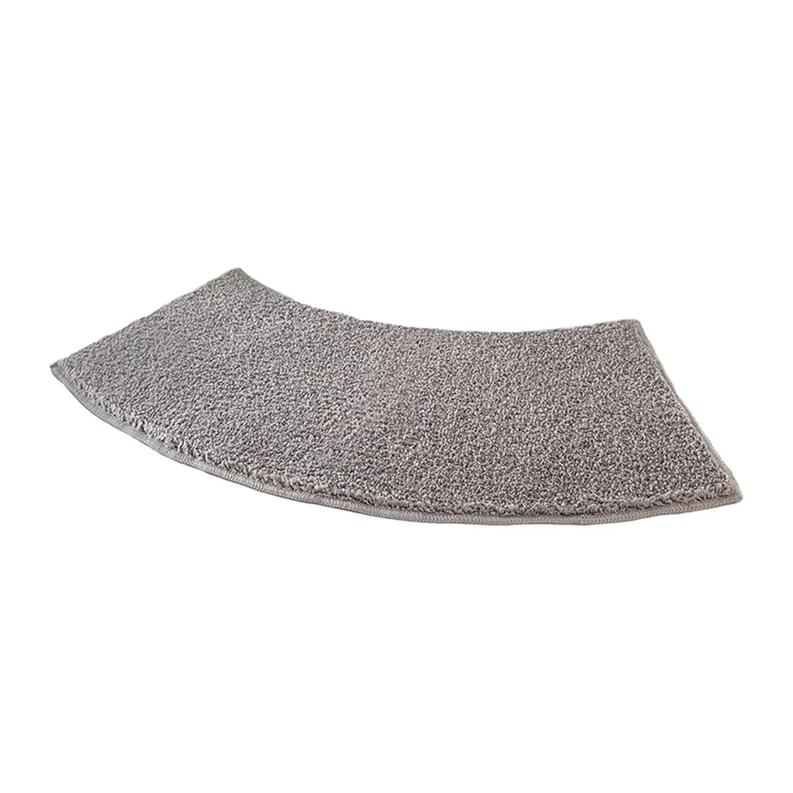 Bath Rug Plush Bathroom Carpet Toilet Rug Shower Bath Mat Curved Bath Mat for Bathroom Shower Living Room Laundry Room Tub Zpaxo Gray