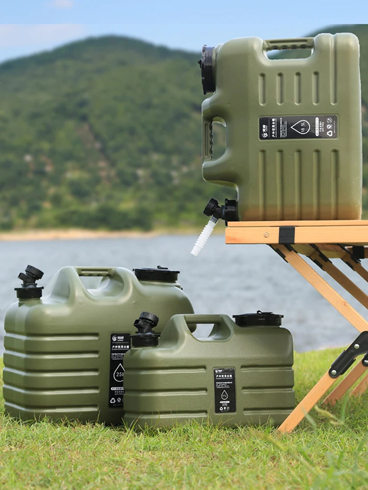 Outdoor Water Bin Large Capacity Portable Camp Bag Detachable Faucet