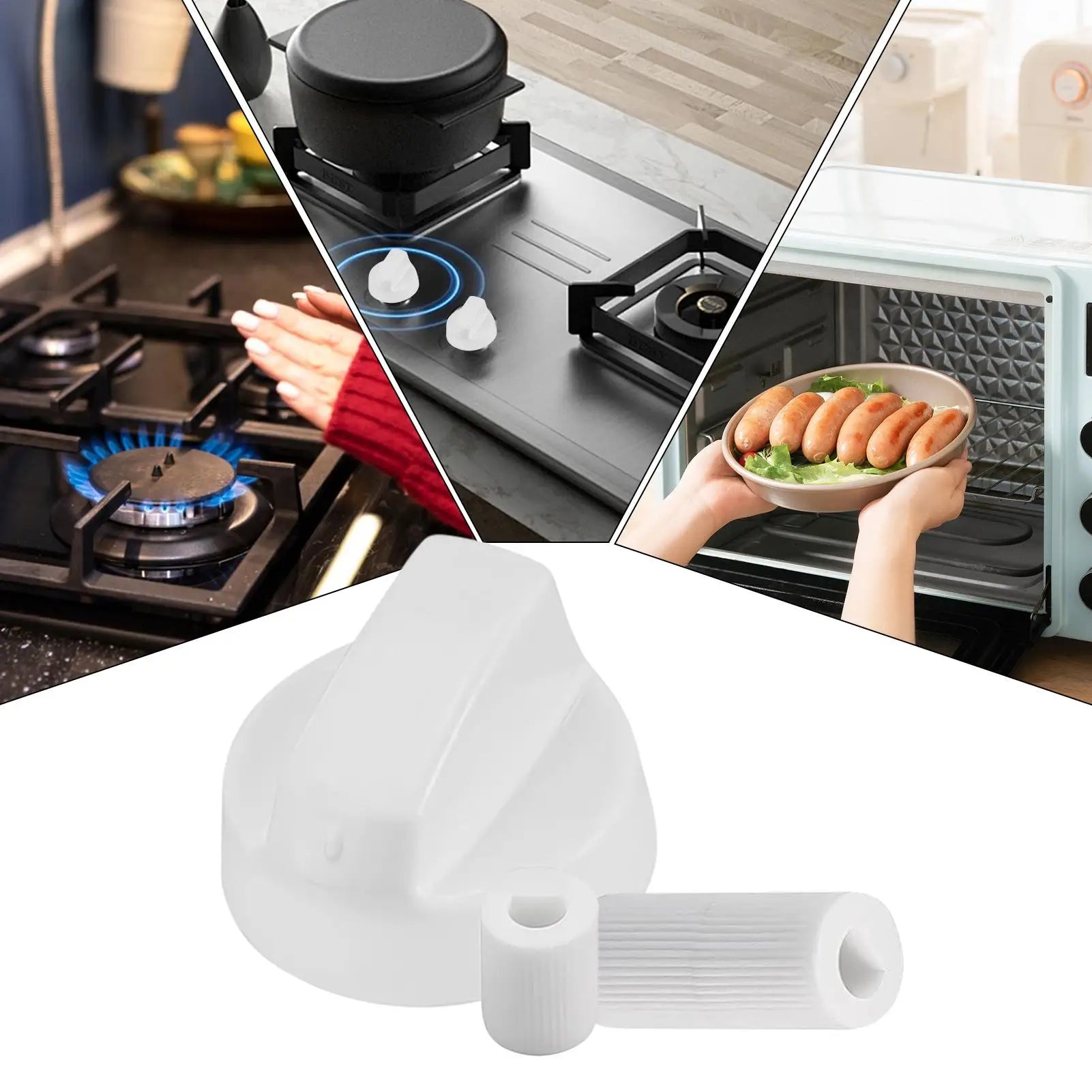 Stove Control Knobs Marked Replacement Dials Universal Gas Electric Range Stove Button Restaurant Kitchens Oven Knobs Gas Zpaxo