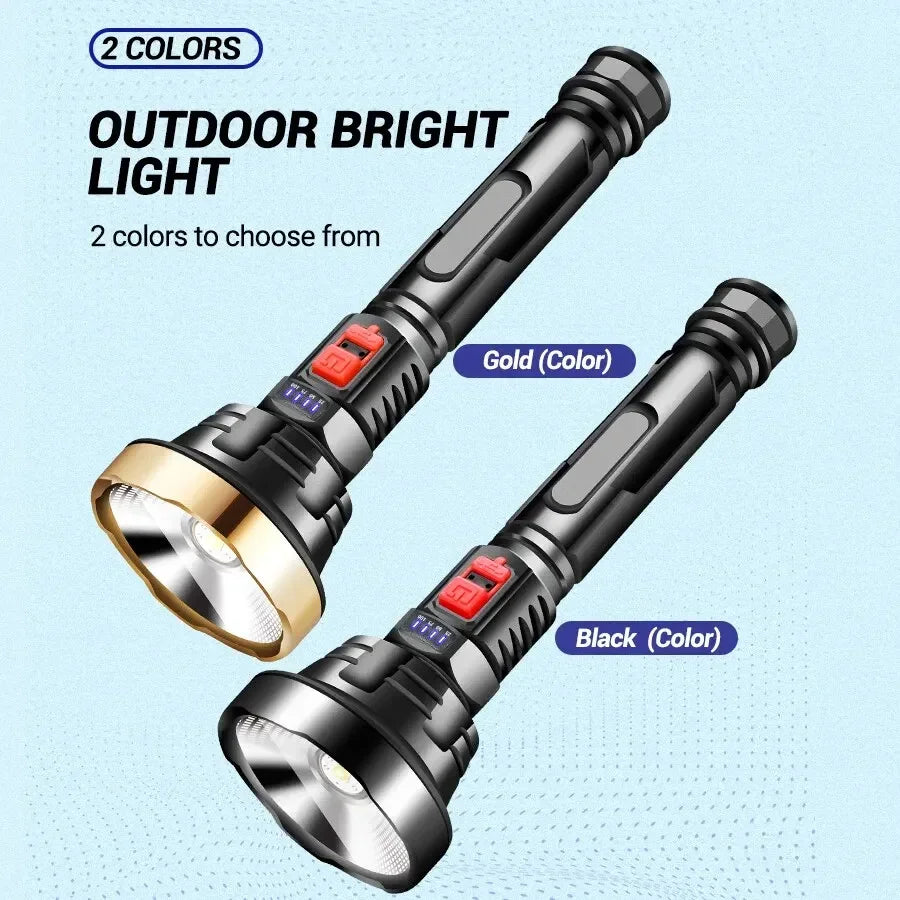ESMARTER 800 Lumen USB Rechargeable LED Tactical Flashlight