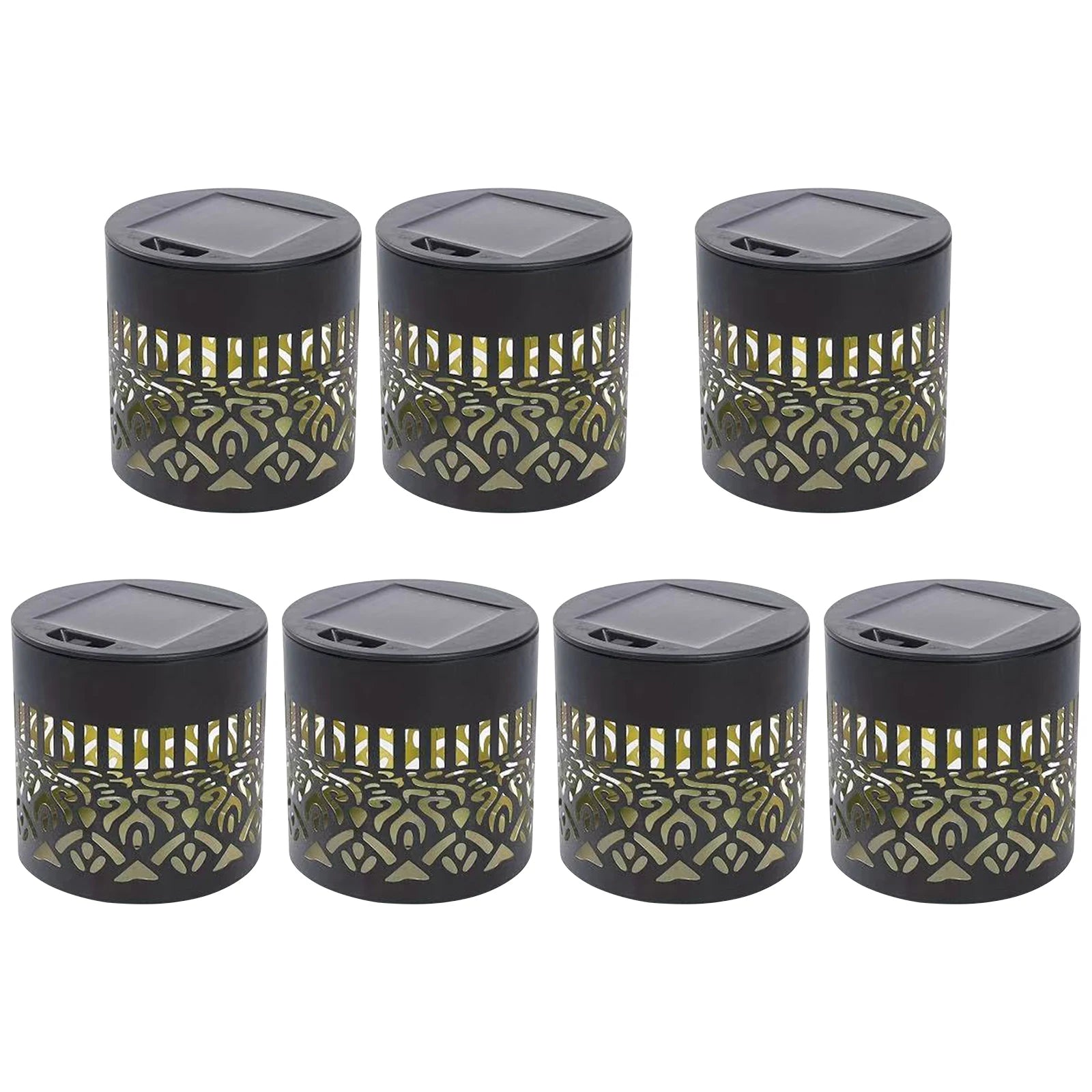 1 2 Solar-powered Datura Lantern Light Wall Lamp Outdoor Garden Patio