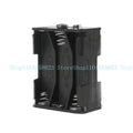 6x AA 1.5V Battery Clip Slot Storage Holder Box for Case 6xAA Batteries Stack Connector Double Side Buckle Box Zpaxo Black China Mainland