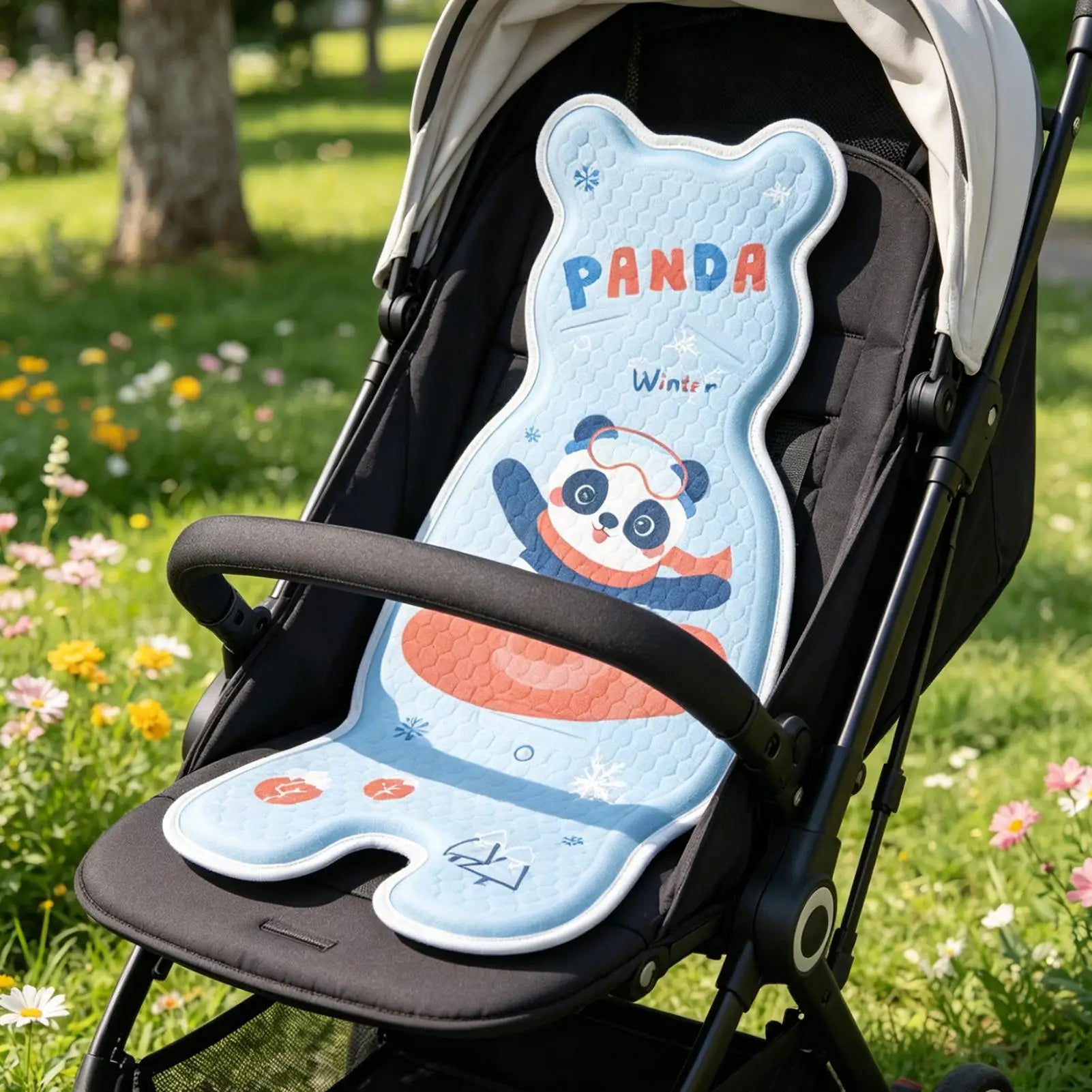 Baby Stroller Cooling Mat Honeycomb Gel Breathable Kids Car Seat